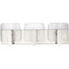 Rimini 3 Light 24 inch Polished Nickel Vanity Light Wall Light